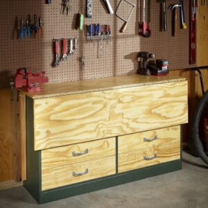 Alternative view of Fold-up Workbench
